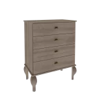 Cômoda Clássica 4 Gavetas