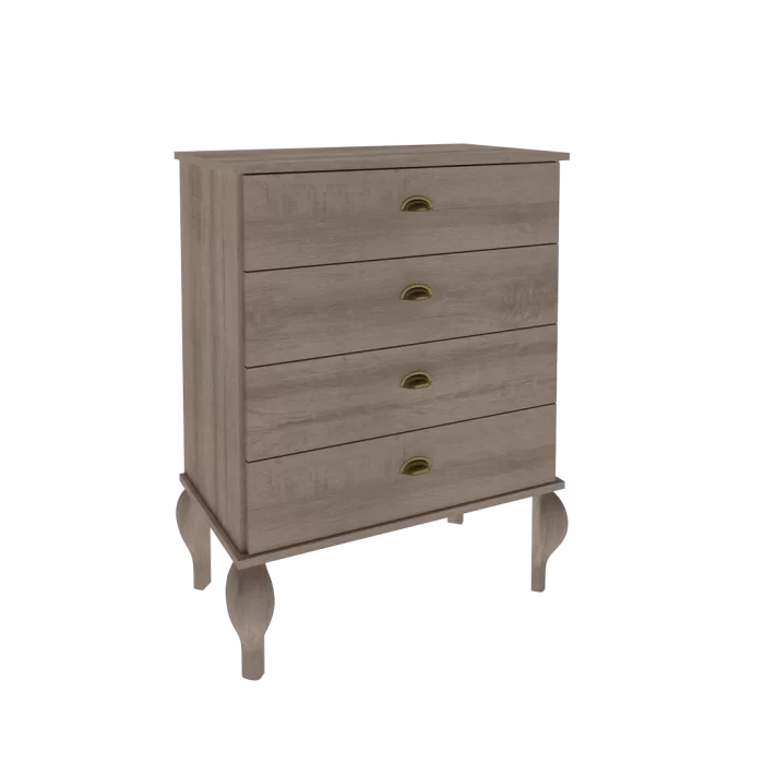 Cômoda Clássica 4 Gavetas