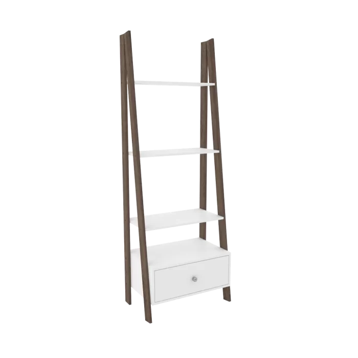 Estante Escada Retrô 1 Gaveta