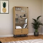 Cristaleira com 2 Portas e 2 Gavetas 800X1730X385 MM - Imagem 8