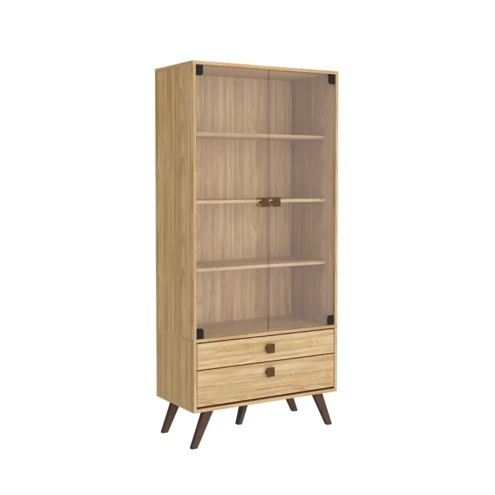 Cristaleira com 2 Portas e 2 Gavetas 800X1730X385 MM - Imagem 9