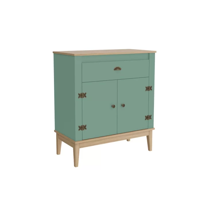 Aparador Colonial 800x900x410 Mm 1 Gaveta 2 Portas - Imagem 9