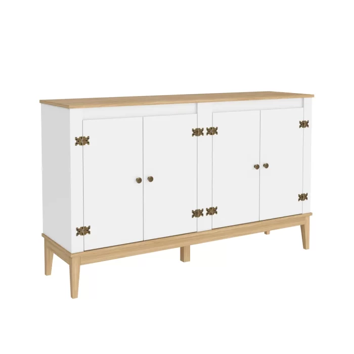 Aparador - Buffet Colonial 1490x900x410 Mm 4 Puertas - Imagen 7