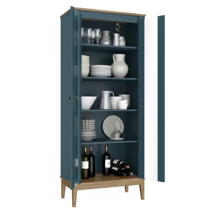 Cristaleira - Colonial 750x1800x410 Mm 2 Portas - Imagem 3