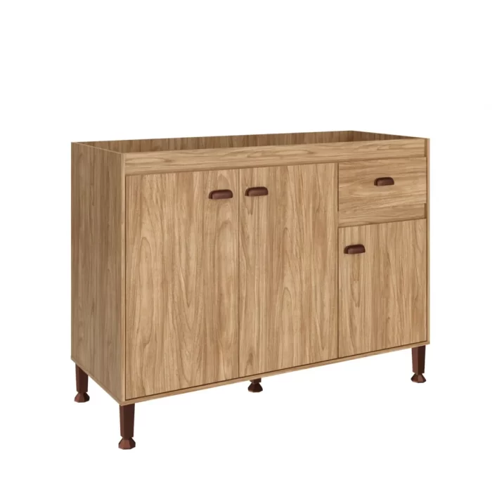 Balcão de pia 3 portas e 1 gaveta 120 cm - Imagem 4