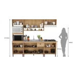 Cocina TORINO 4 - 2530 X 2155 X 515 MM - Imagen 10