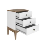 Mesa De Cabeceira - Colonial 450x660x380 Mm 3 Gavetas - Imagem 7