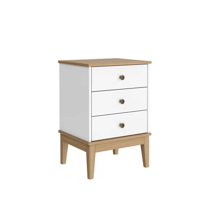 Mesa De Cabeceira - Colonial 450x660x380 Mm 3 Gavetas - Imagem 9