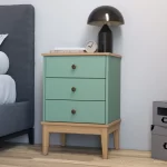 Mesa De Cabeceira - Colonial 450x660x380 Mm 3 Gavetas - Imagem 4