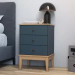 Mesa De Cabeceira - Colonial 450x660x380 Mm 3 Gavetas - Imagem 3