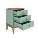 Mesa De Cabeceira - Colonial 450x660x380 Mm 3 Gavetas - Imagem 6