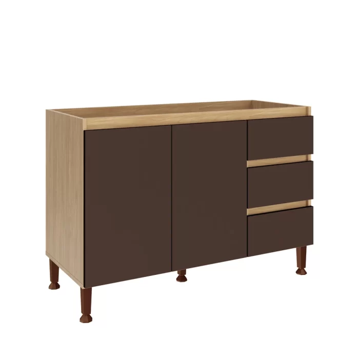 Gabinete Rebeca 1200x880x520 mm – 2 Puertas y 3 Cajones - Imagen 2