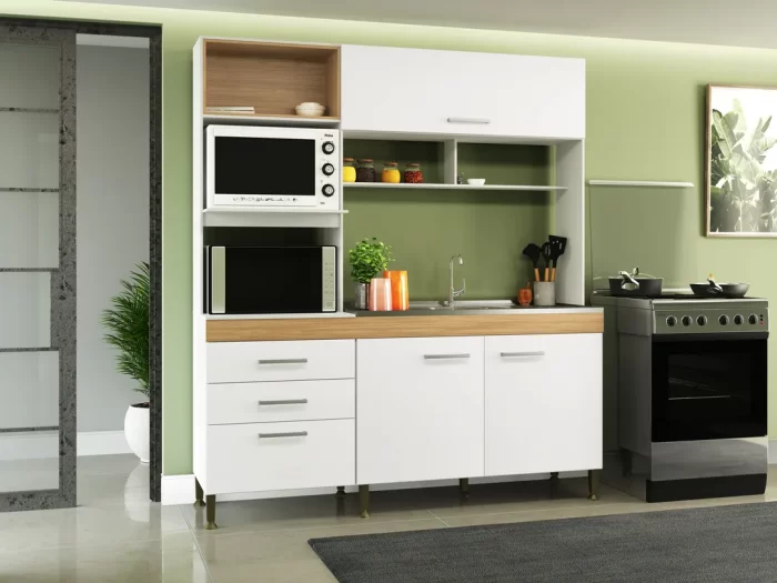 Cozinha Compacta Isis – 1860x2132x520 mm - Imagem 4