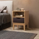 Mesa de Noche con 1 Cajón 400x570x385 mm - Imagen 2