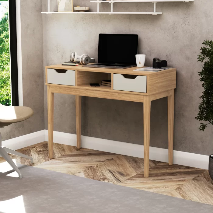 Mesa de Escritório com 2 Gavetas – 1000x860x455 mm - Imagem 2