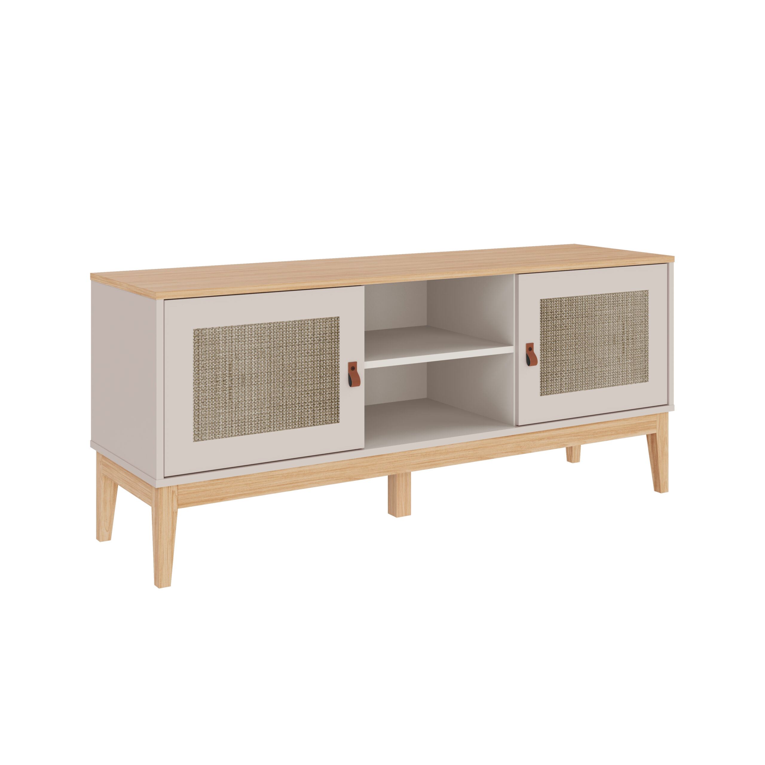 MB 1003 Mel FI Mueble para TV con 2 puertas y nicho - Imagen 1