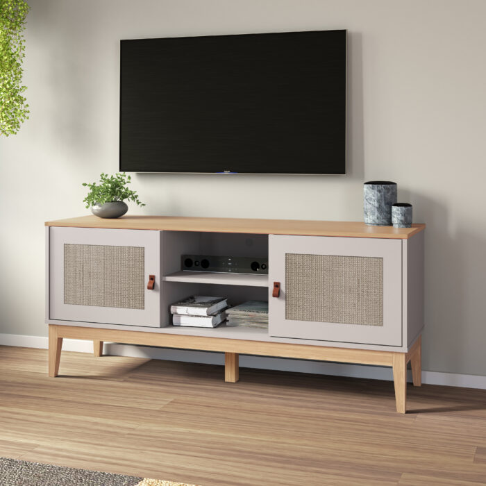 Mueble para TV con 2 puertas y nicho - Imagen 2