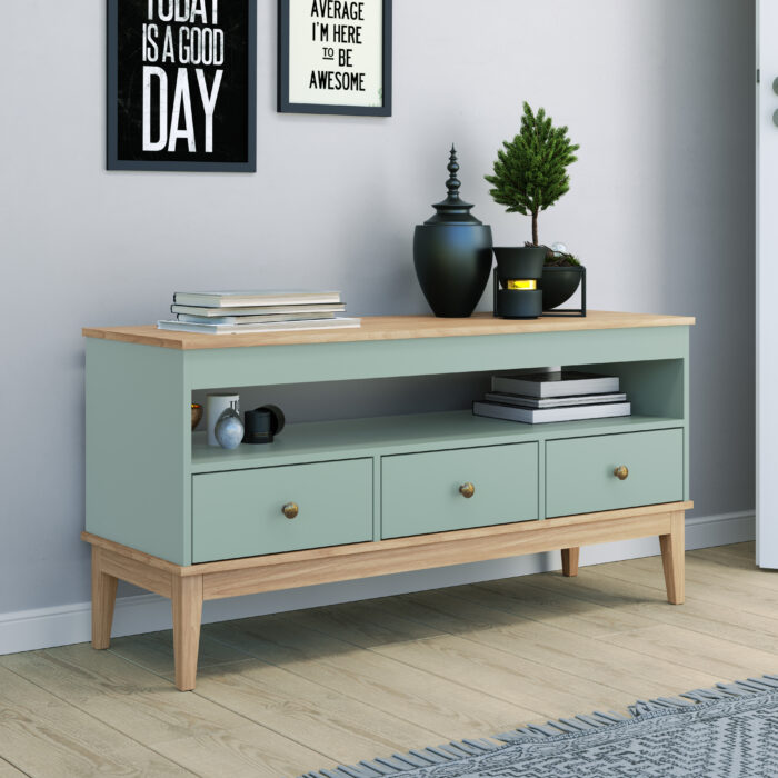 Mueble para TV con 1 nicho y 3 cajones - Imagen 2