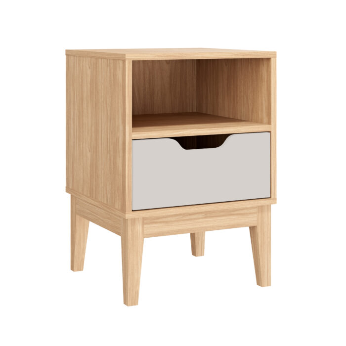 Bedside table 1 drawer - Image 3