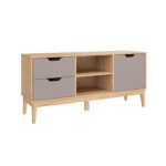 TV rack with 2 drawers and 1 door
