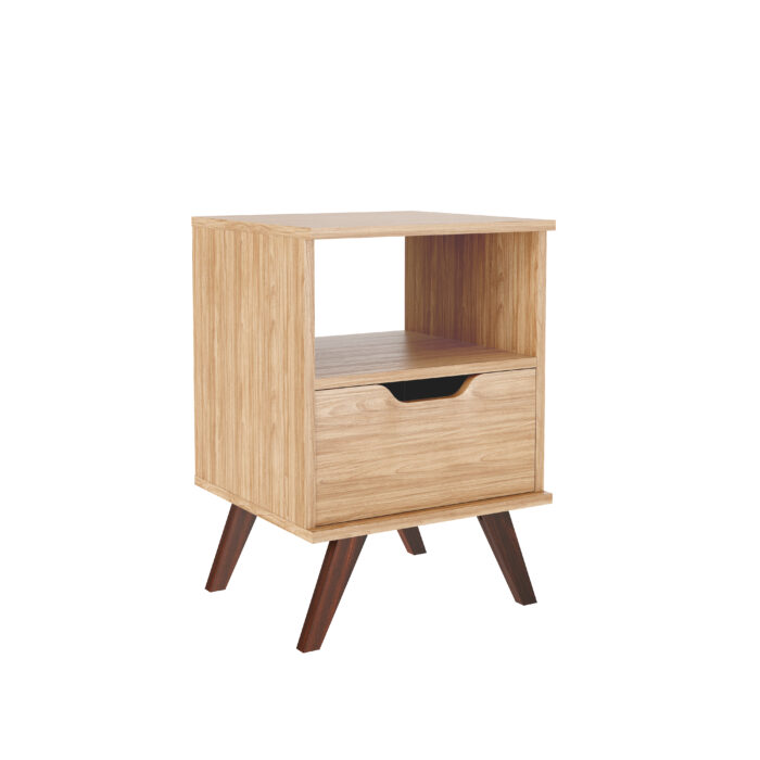 Bedside table with 1 drawer - Image 3