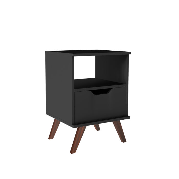 Bedside table with 1 drawer - Image 4