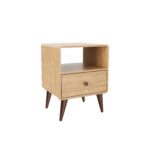 Bedside table with 1 drawer - Image 3
