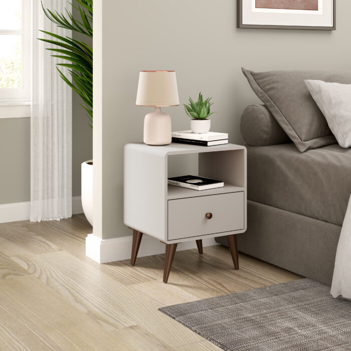 Bedside table with 1 drawer - Image 2