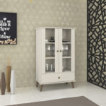 Vitrina de 2 puertas y 1 cajón - Imagen 2