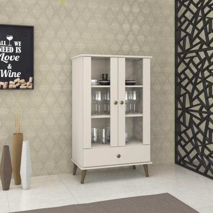 Vitrina de 2 puertas y 1 cajón - Imagen 2