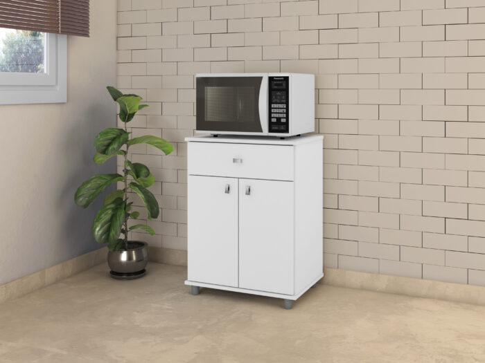 Mueble multiusos de 2 puertas y 1 cajón - Imagen 2
