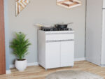 Cooktop base cabinet with 2 doors and 1 drawer - Image 2