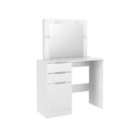Tocador de 1 puerta y 2 cajones con LED