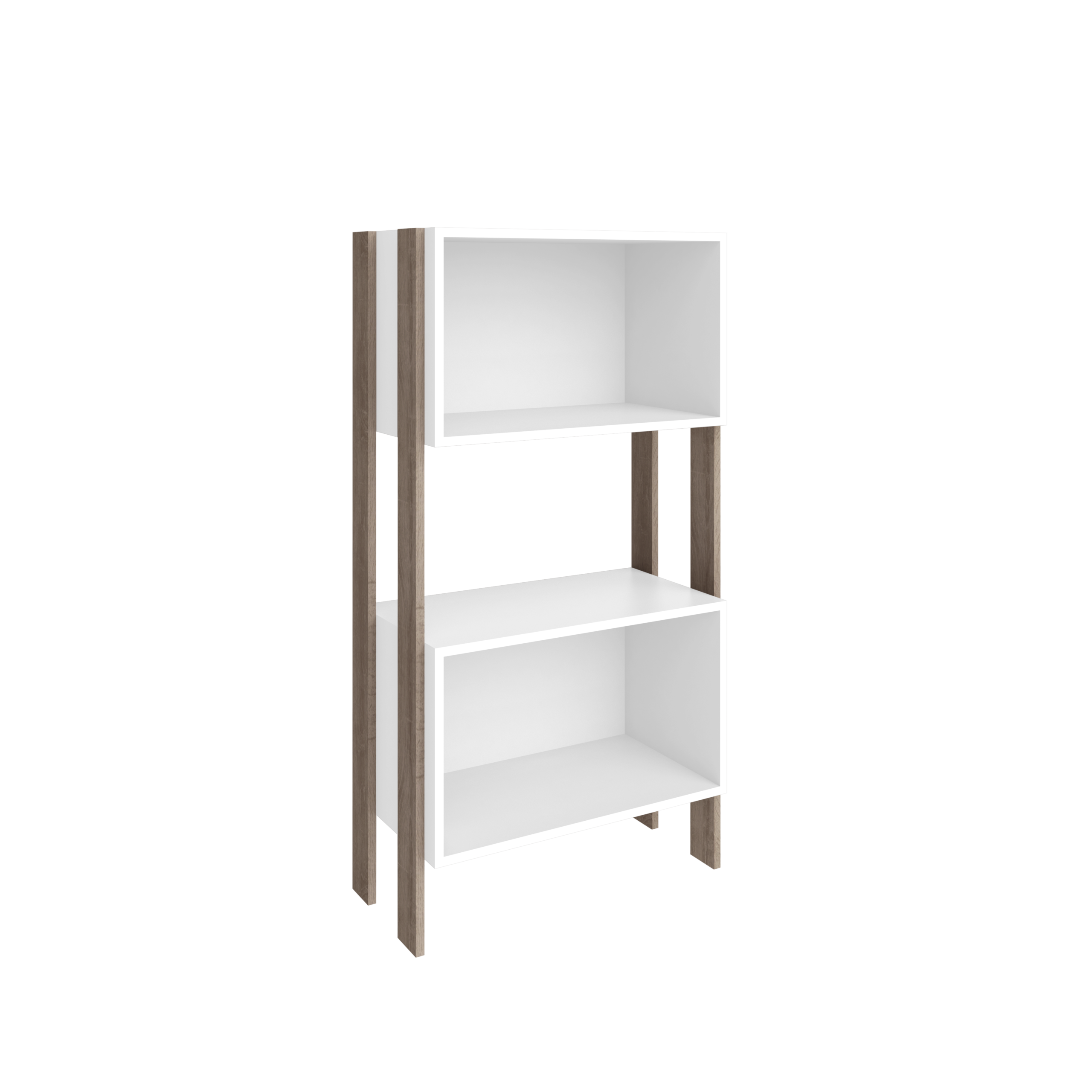 RT 3092 - rustico branco - FI Estantería de 2 nichos - Imagen 1